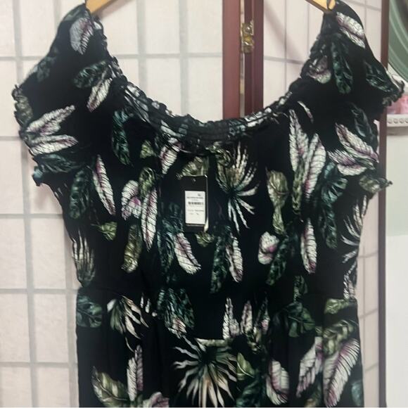 NWT CITY CHIC FLORAL MAXI SMOCK KOH SAMUI SIZE XL - Picture 9 of 10